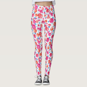 Leggings für die Gestaltung rosa, orangefarbener u