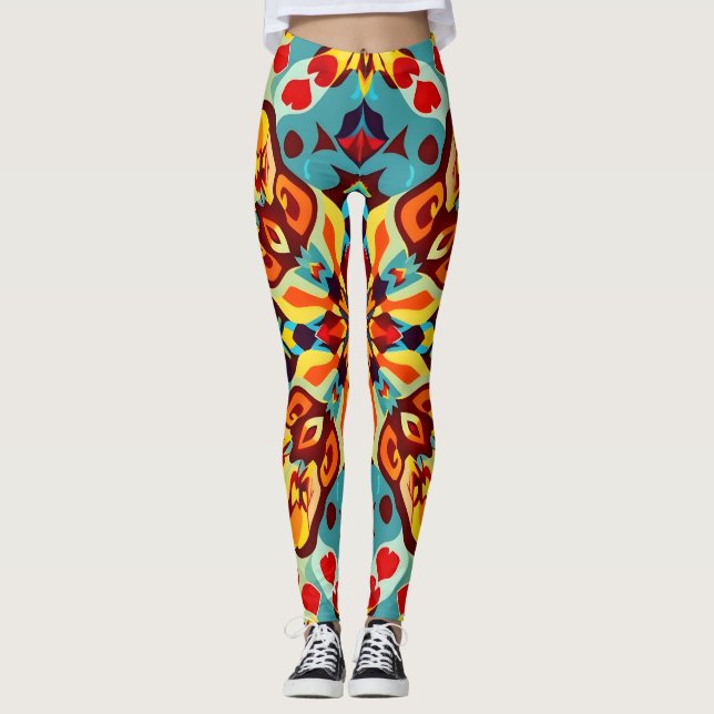 Leggings für dynamische Wohngestaltung - Symmetris (Vorderseite)