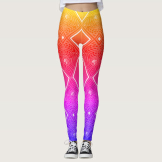 Leggings für farbiges digitales 3D-Design - perfek