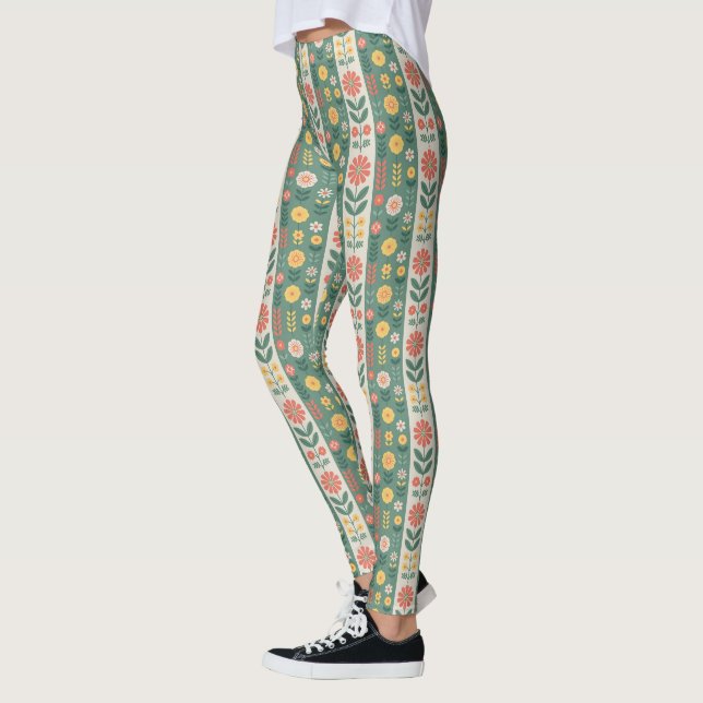 Leggings für Folklore-Streifen (Links)