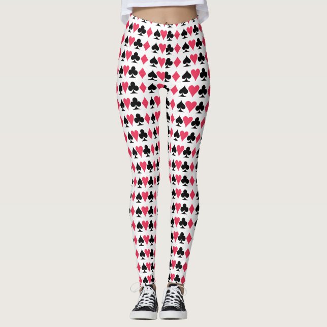 Leggings für Frauen, die Bridge spielen (Vorderseite)