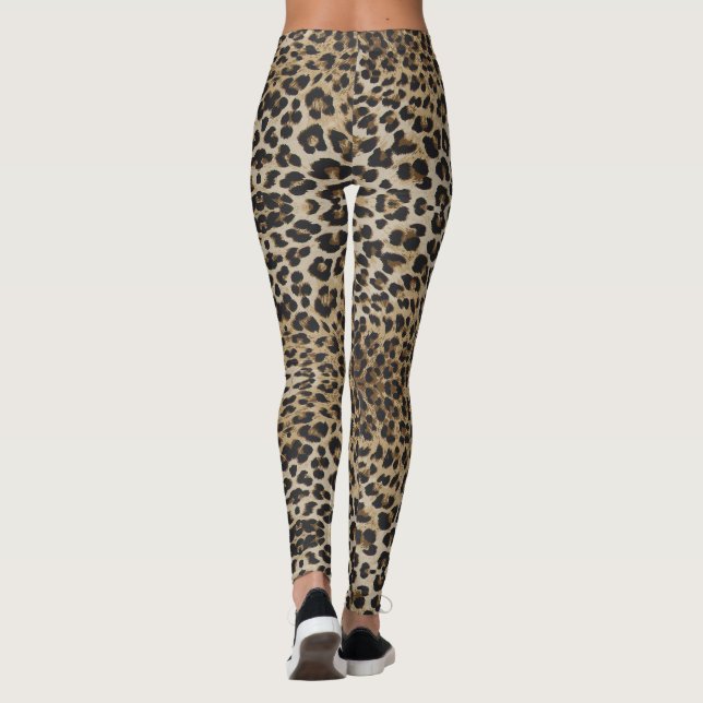Leggings für Funkleopardrucke (Rückseite)