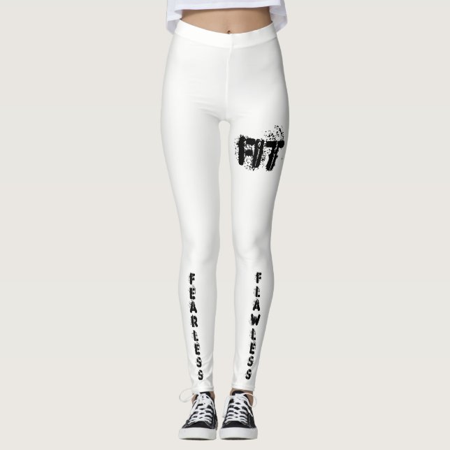 Leggings für gedruckte Fitness (Vorderseite)
