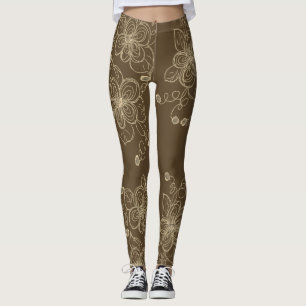 Leggings für Gemusterte Designer