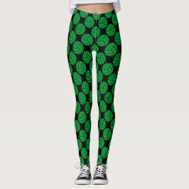 Leggings für Grüne und Schwarze Volleyball