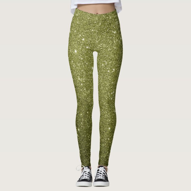 Leggings für Herbst-Glitzer (Vorderseite)