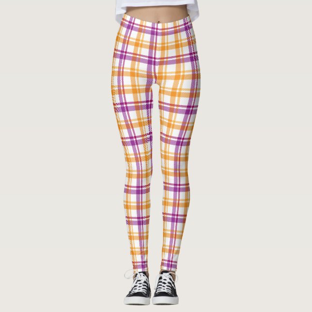 Leggings für karierte Stoffmuster (Vorderseite)