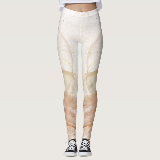 Leggings für Kariertes Tartan-Muster mit eigener M (Vorderseite)