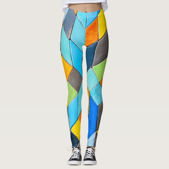 Leggings für kreatives und attraktives Kunstdesign (Vorderseite)