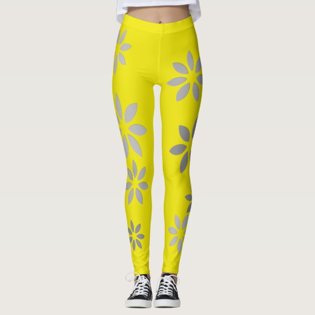 Leggings für künstlerisch-farbige Muster (Vorderseite)