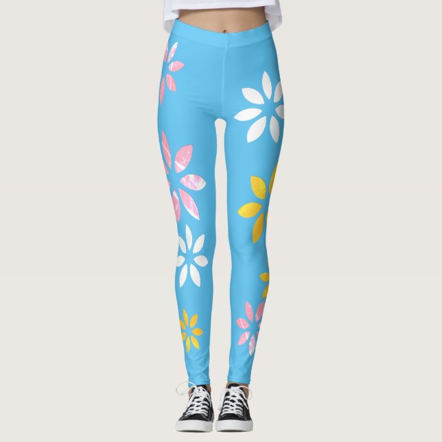 Leggings für künstlerisch-farbige Muster (Vorderseite)