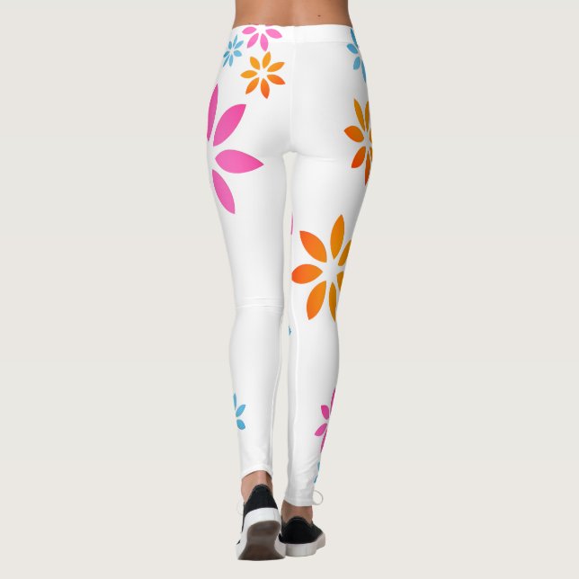 Leggings für künstlerisch-farbige Muster (Rückseite)