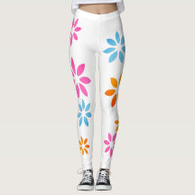 Leggings für künstlerisch-farbige Muster