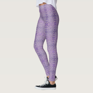 Leggings für lila Crochet Look - HAMbyWG