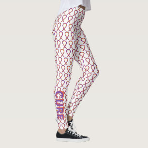 Leggings für Orchideen und Orangen