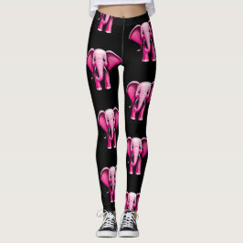 Leggings für rosa Elefanten