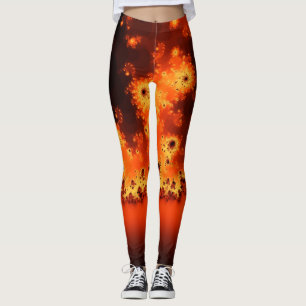 Leggings für Solarflare-Fraktal