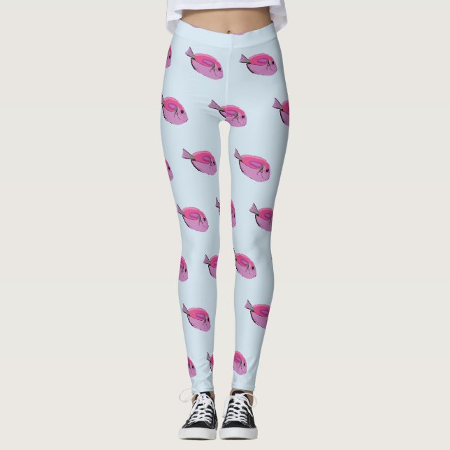 Leggings für tropische Fische (Vorderseite)