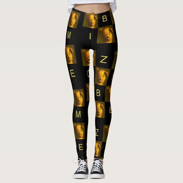 Leggings für Zombie Teddy Bären (Vorderseite)