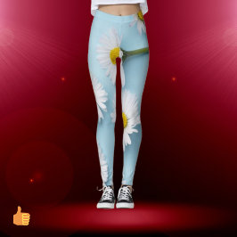 Leggings Fusion de fleur : Élégance florale vibran