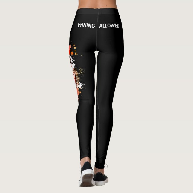Leggings Gagner du texte autorisé sur derrière le carnaval (Dos)
