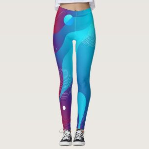 Leggings Galaxie liquide colorée