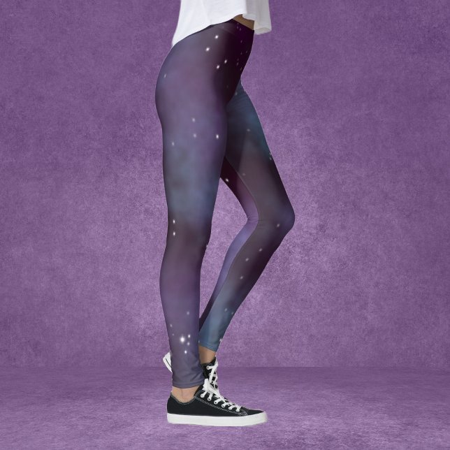 Leggings Galaxie Violette Mystique et Poussiéreuse (Créateur téléchargé)