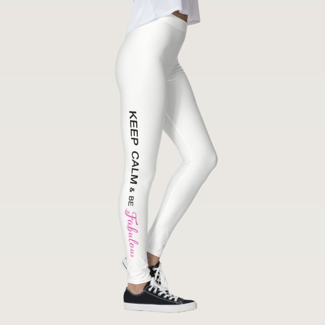 LEGGINGS "GARDEZ LE CALME ET SOYEZ FABULEUX" (Droite)
