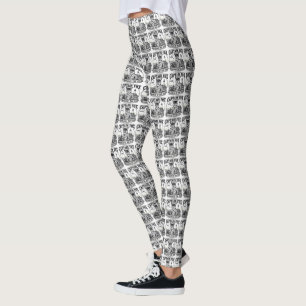 Leggings Gardien des Mers Renard Capitaine Dessin Nautical