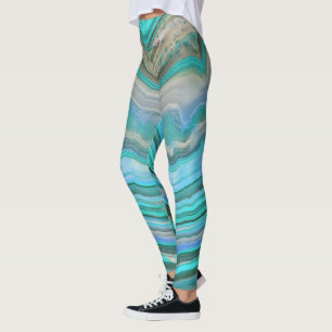 Leggings gemme turquoise