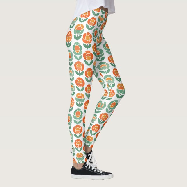 Leggings Geometric Rose Love (Droite)