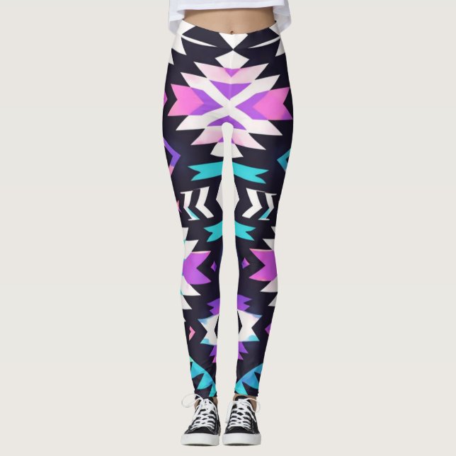 Leggings  Géométrique Tribal  (Devant)