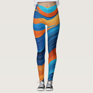 Leggings géométriques Abstraits