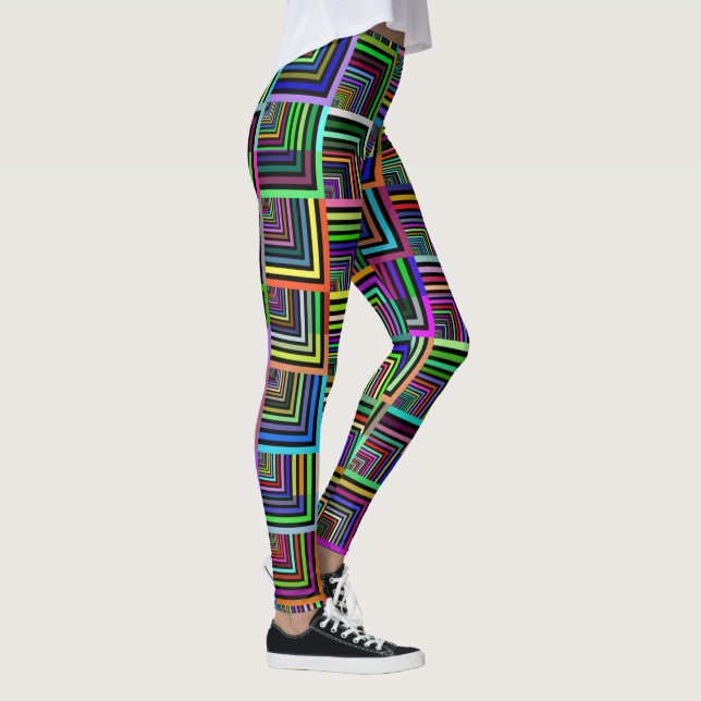 Leggings géométriques colorés (Droite)