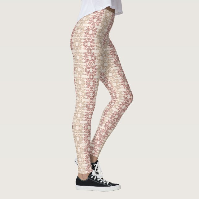 Leggings géométriques de marque off-White par Joya (Droite)