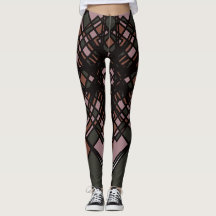 Leggings géométriques multicolores par Joya Eve