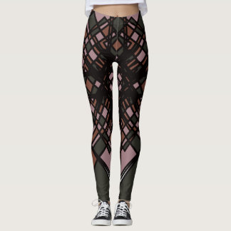 Leggings géométriques multicolores par Joya Eve