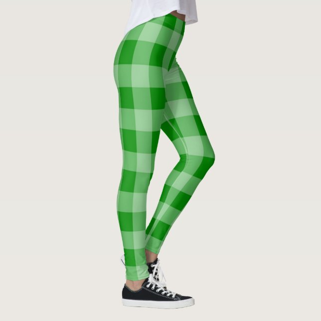 Leggings Gingham- | Zazzle_Growshop. (Droite)