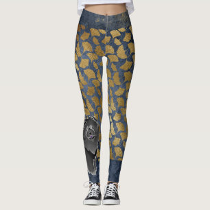Leggings GINKGO les GUÊTRES noires de bouffe ! ! !