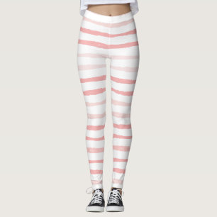 Leggings Girene Serene Dusty Rose Stripes Organiques