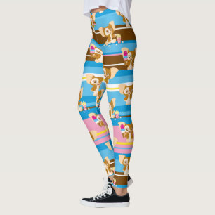 Leggings Gizmo Motif comique mignon