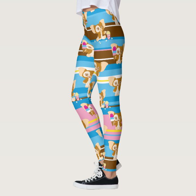 Leggings Gizmo | Motif comique mignon (Gauche)