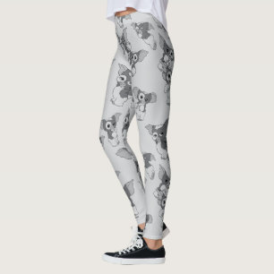 Leggings Gizmo Motif noir et blanc