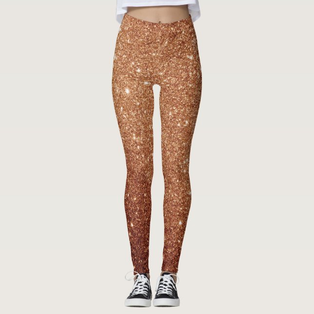 Leggings Glam gold glitter (Devant)