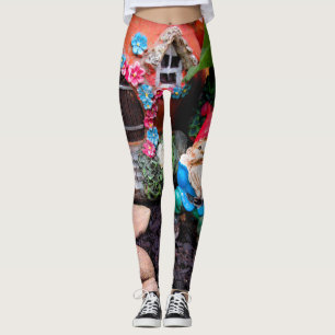 Leggings Gnome géranium 01