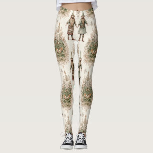 Leggings Gnomes de la forêt fantaisiste & Botanique (1)
