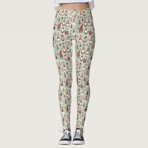 Leggings Gnomes de Noël