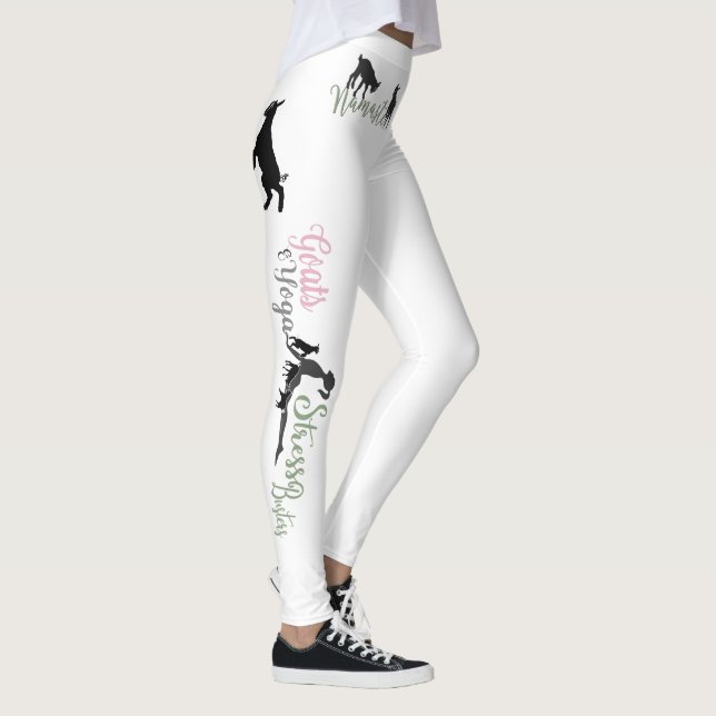 Leggings GOAT YOGA | Stress Busters | GetYerGoat™ original (Droite)