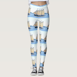 Leggings goélette à trois mâts