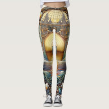 Leggings Gold Disk